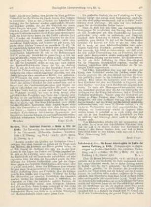428-429 [Rezension] Schuhmann, Geo., Die Berner Jetzertragödie im Lichte der neueren Forschung u. Kritik