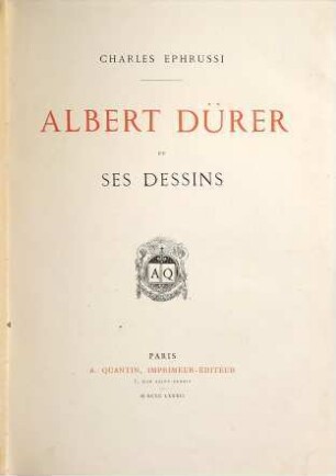 Albert Dürer et ses dessins