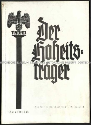 NS-Zeitschrift Der Hoheitsträger, 2. Jg. (1938), Heft 9