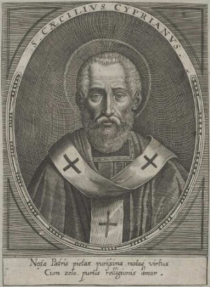 Bildnis des S. Caecilius Cyprianus