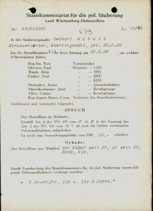 Schmid, Gebhard