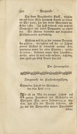 [Bergwerke]