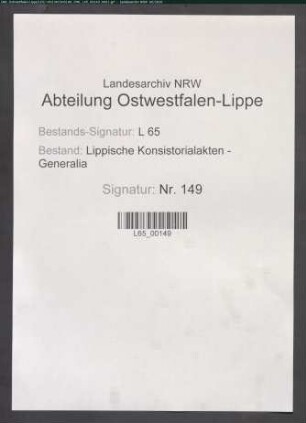 Zweckmäßige Einrichtung der Lippischen Intelligenzblätter