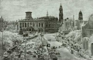 Enttrümmerung, Landhausstraße - Neumarkt