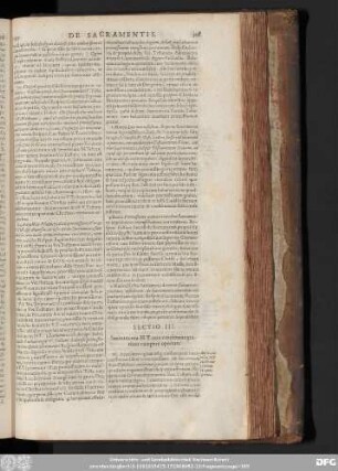 Sectio III. Sacramenta N. T. non conferunt gratiam ex opere operato.