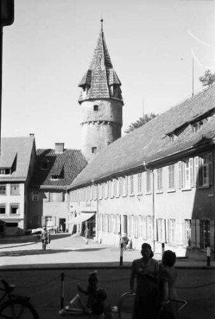 Ravensburg: Grüner Turm mit Marienplatz