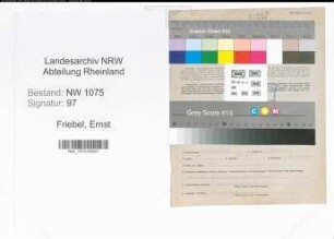 Entnazifizierung Ernst Friebel , geb. 02.12.1887 (Kaufmaennischer Angestellter)