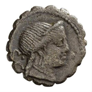 Münze, Denar (serratus), 79 v. Chr.