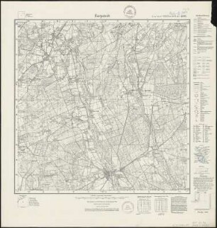 Meßtischblatt 1523 : Harpstedt, 1938 : Harpstedt. - Hrsg. 1900, einz. Nachtr. 1938. - 1:25000. - [Berlin]: Reichsamt für Landesaufnahme, 1938. - 1 Kt.