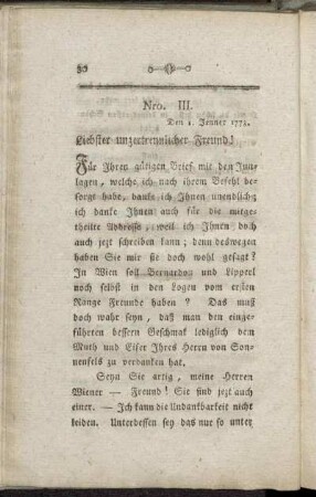 Nro. III.