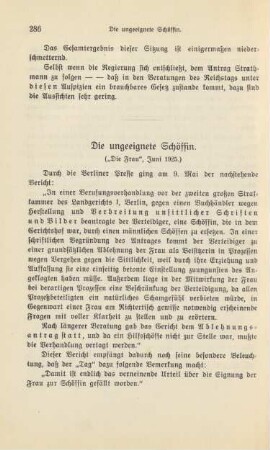 Die ungeeignete Schöffin