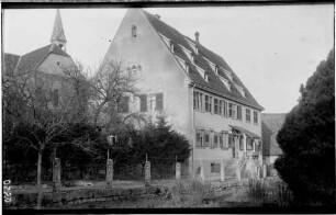 Kloster Lobenfeld - Evangelische Pfarrkirche Pächterwohnhaus Außenansicht der Südwestseite