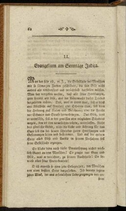 LI. Evangelium am Sonntage Judica.