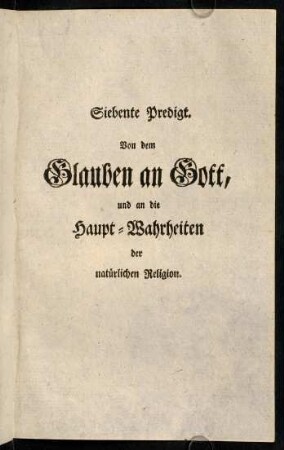 167-198, Siebente Predigt.
