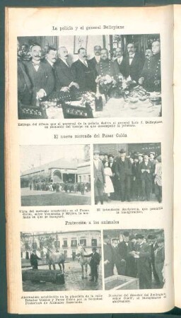 La policía y el general Dellepiane [et al.] - [Fotografías]