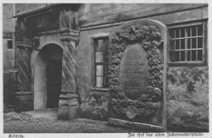 Leipzig: im Hof des alten Johannishospitals
