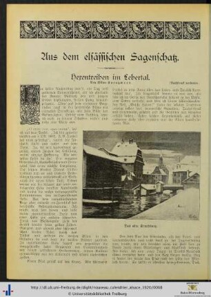 Aus dem elsässischen Sagenschatz.