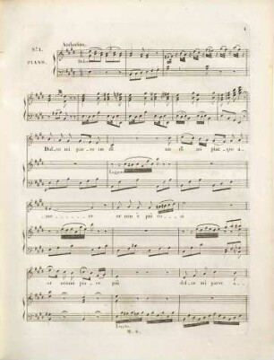 Sei Ariette : con accompagnamento di piano-forte