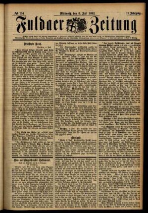 Ausgabe vom Mittwoch, den 06. Juli 1892.