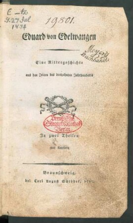 Th. 1: Eduard von Edelwangen