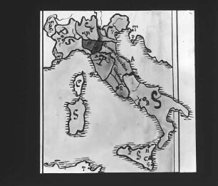 Italien (politische Karte 1815/70)