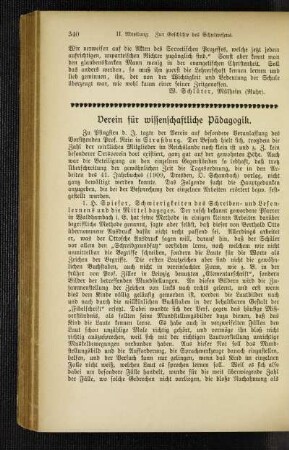 Verein für wissenschaftliche Pädagogik