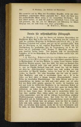 Verein für wissenschaftliche Pädagogik