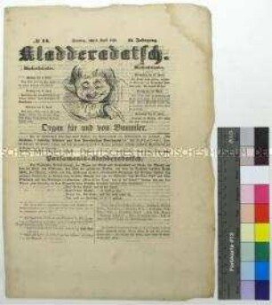 Kladderadatsch Nr. 14, 8. April 1849