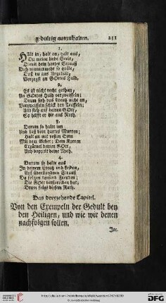 Das dreyzehende Capitel