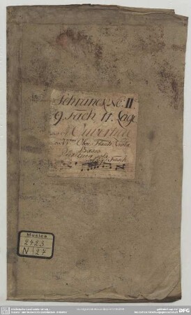 Suites - Mus.2423-N-27 : orch - D; FaWV K:D8