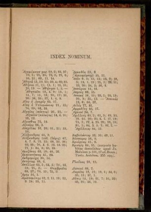 Index Nominum