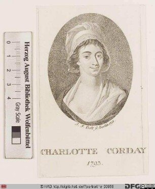Bildnis (Marie-Anne) Charlotte de Corday (d'Armont)