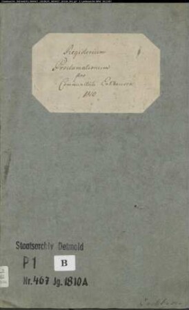 Zivilstandsregister der katholischen Gemeinde Verne, Kreis Büren (A 1810) (Gemeinde: Katholische Gemeinde Verne)