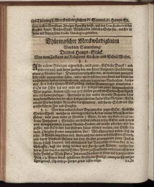 Drittes Haupt-Stück.