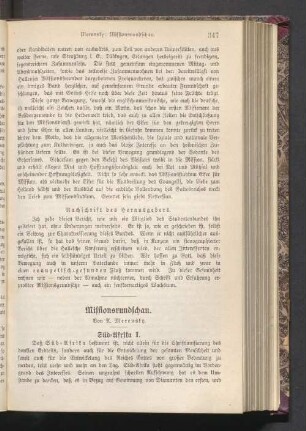 Missionsrundschau. Süd-Afrika I