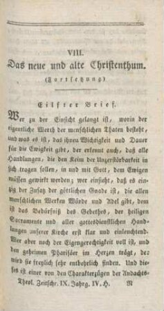 193-239 Das neue und alte Christenthum : Fortsetzung
