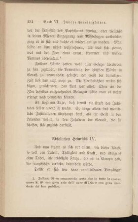 Absolution Heinrichs IV.