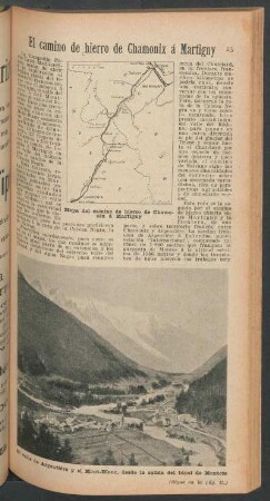 El camino de hierro de Chamonix á Martigny