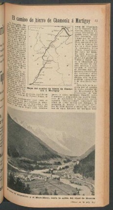 El camino de hierro de Chamonix á Martigny