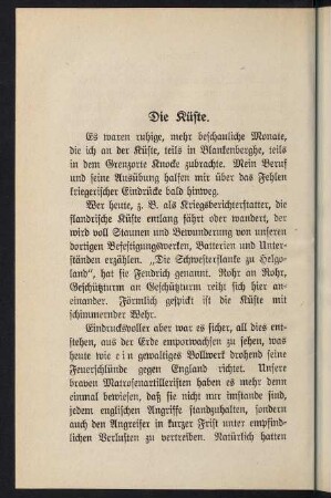 98-106, Die Küste