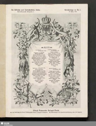 Nr. 1, 1. Oktober 1907