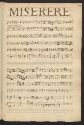 Miserere; Coro (2), i (5), bc; c-Moll; LWV 25
