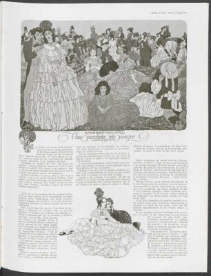 Una partida de campo : Dibujos de Sirio, 1919