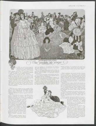 Una partida de campo : Dibujos de Sirio, 1919