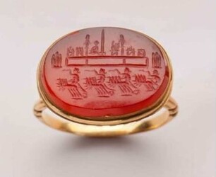 Intaglio mit Wagenrennen