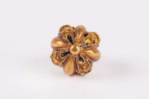 Goldener Knopf des Pfalzgrafen Otto Heinrich von Pfalz-Sulzbach (1556-1604)