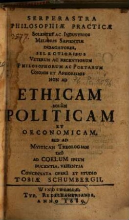 Serperastra philosophiae practicae