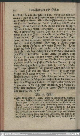 Der 17. Psalm