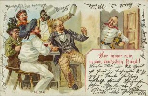 Nur immer rein in den deutschen Bund!