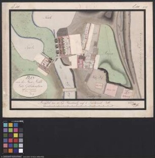 Plan von der Steinmühle, Amt Giebichenstein